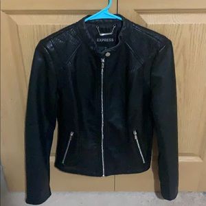 EXPRESS Black Leather Jacket